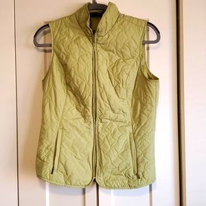 Eddie Bauer Green Quilted Vest
